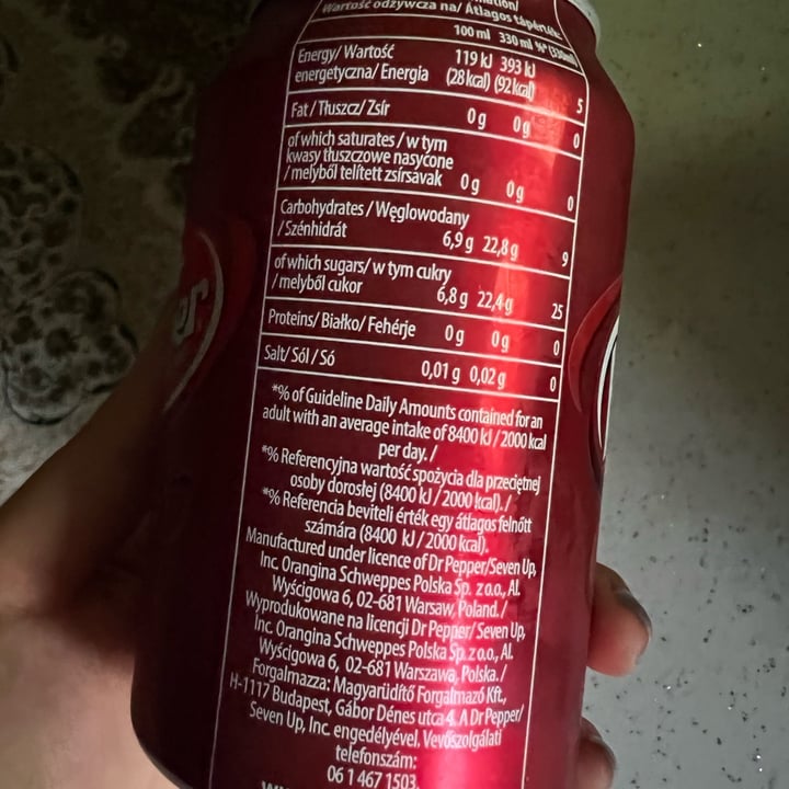 photo of Dr Pepper Dr Pepper shared by @shaima on  10 Jul 2022 - review