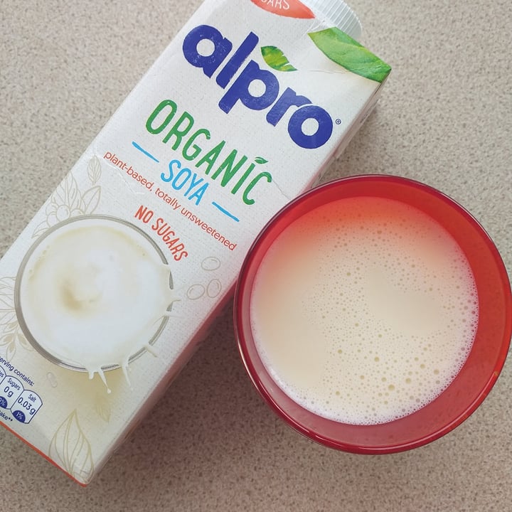 photo of Alpro Unsweetened Organic Soya Milk  shared by @klavina on  04 Jun 2021 - review