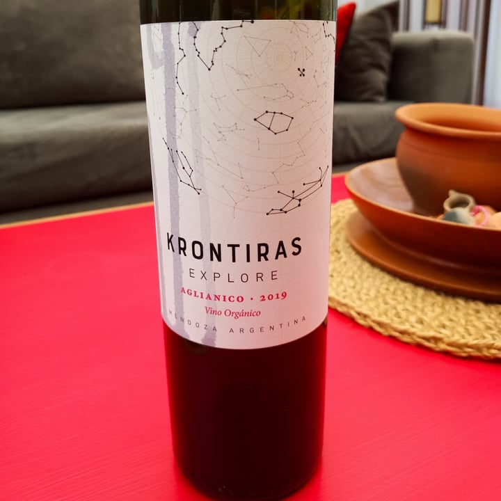 photo of krontiras Vino Tinto Organico Krontiras Explore shared by @lihuenaillen on  10 Jul 2022 - review