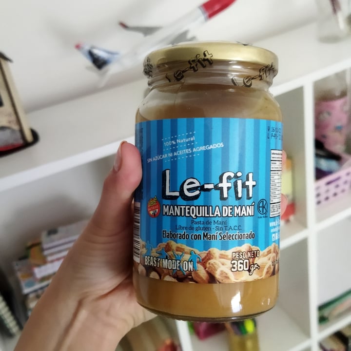 photo of Le-Fit Mantequilla De Mani shared by @fabuchi on  05 Dec 2022 - review