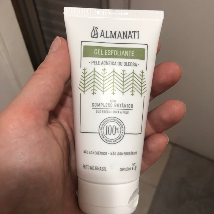 photo of Almanati Gel Esfoliante shared by @tatiellystorel on  01 Nov 2022 - review