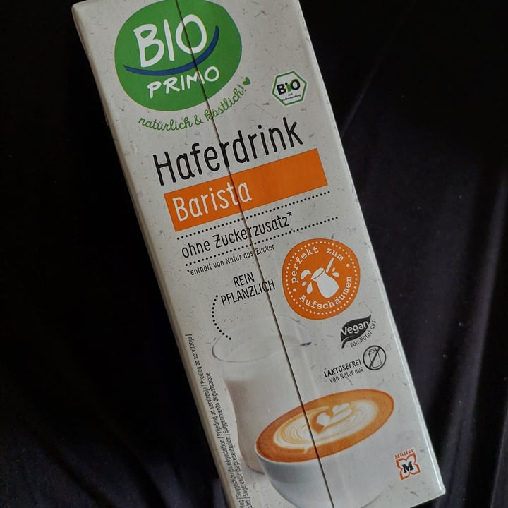 photo of BIO primo Haferdrink Barista shared by @greenbeet on  17 Feb 2022 - review