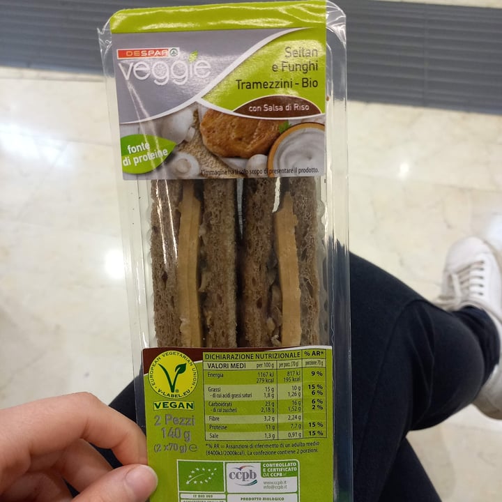 review photo of Despar Veggie Seitan e funghi trammezzini bio shared by @ericamiglio on 21 Oct 2022 - review