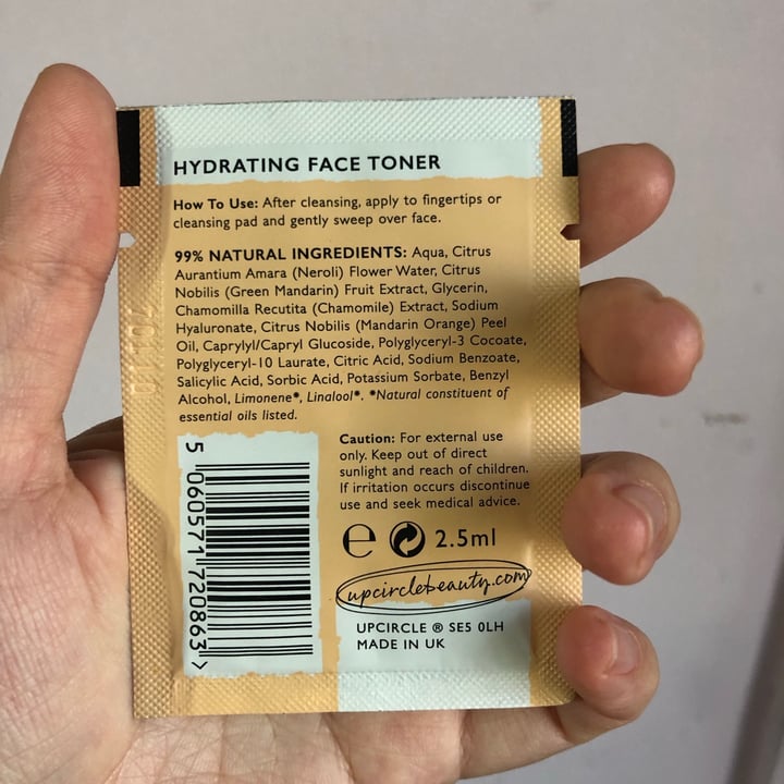 photo of Upcircle Face toner shared by @hiiamyulin on  01 Jul 2021 - review