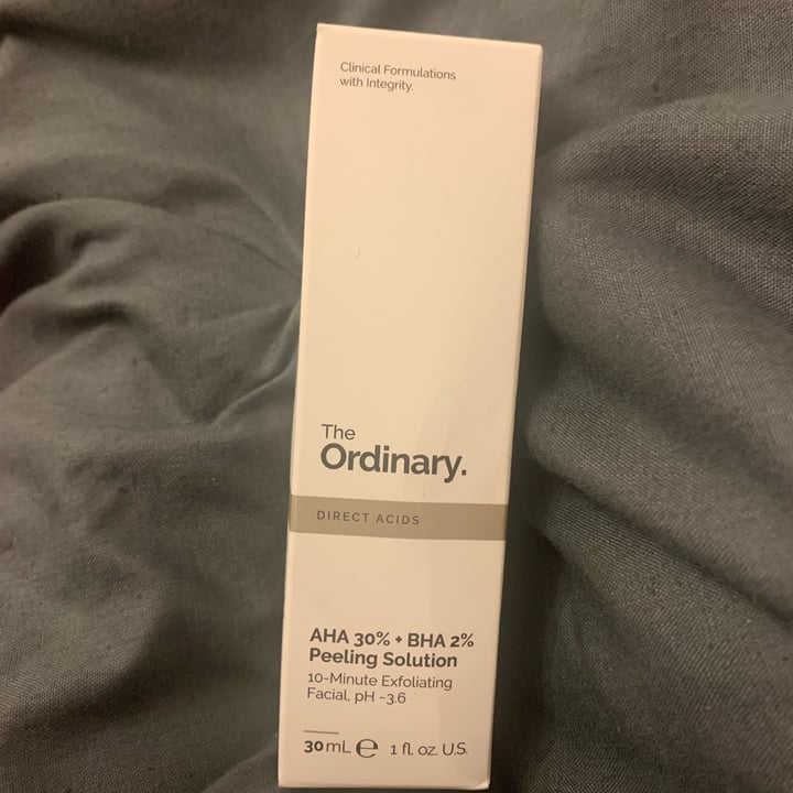 photo of The Ordinary AHA 30% + BHA 2% Peeling Solution shared by @liliarose on  24 Nov 2021 - review