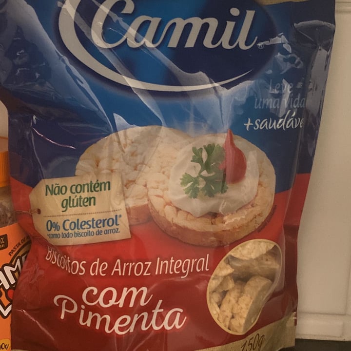 photo of Camil Biscoito de Arroz Integral shared by @lauralima on  03 May 2022 - review