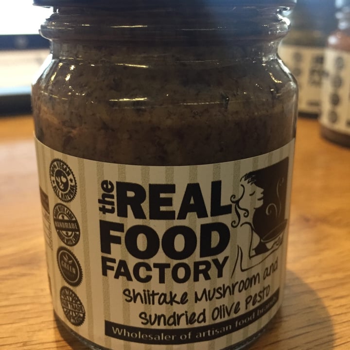 photo of The Real Food Factory Shiitake Mushroom and Sundried Olive Pesto shared by @juandreduplessis on  23 Nov 2020 - review