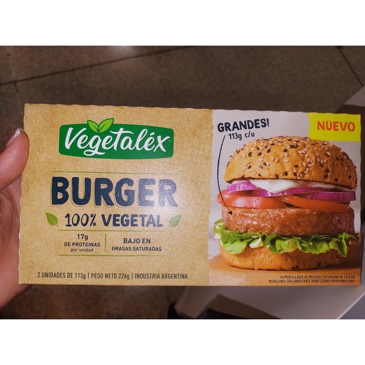 photo of Vegetalex Burger 100% Vegetal shared by @mailenn on  17 Oct 2021 - review