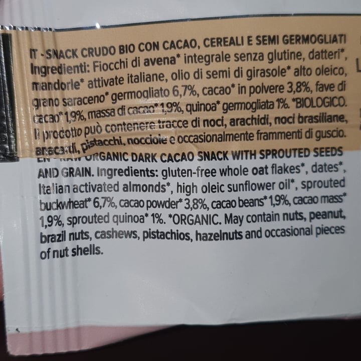review photo of Ambrosiae Cookie cacao fondente shared by @erikaciardiello12 on 23 May 2022 - review