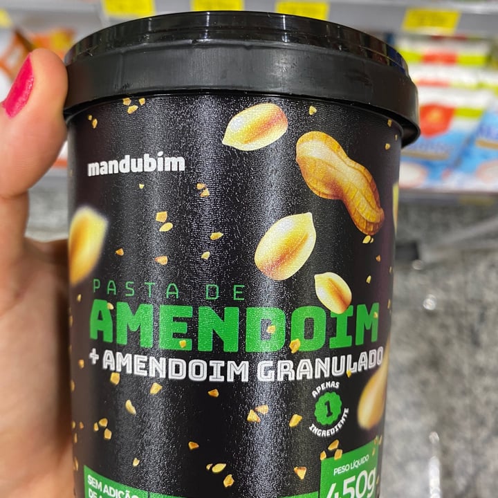 photo of Mandubim Pasta de amendoim com amendoim granulado shared by @danimoretto on  12 May 2022 - review
