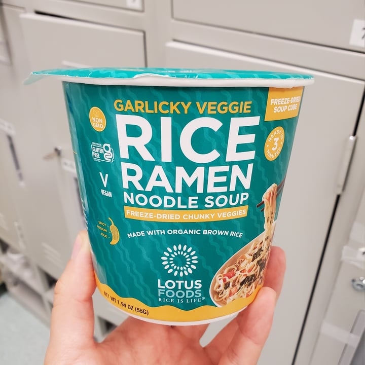photo of Lotus Foods - Rice Is Life Garlicky Veggie: Rice Ramen Noodle Soup (instant) shared by @moosewong on  29 Nov 2022 - review