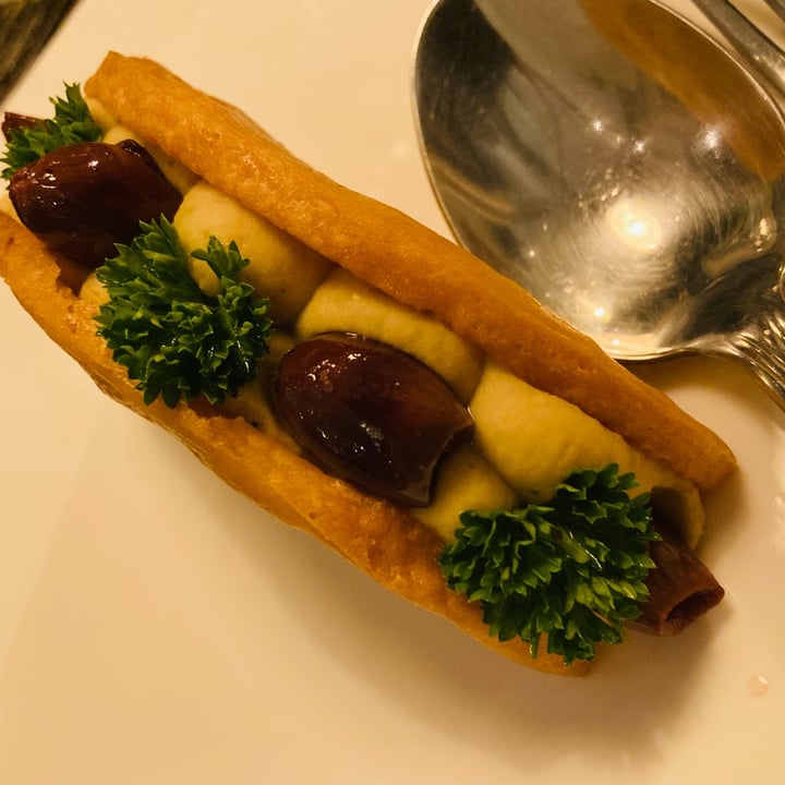 review photo of Capra e Cavoli vegetariano, vegano e pesce Farinata di ceci e humms shared by @federicathewitch on 20 Jul 2022 - review