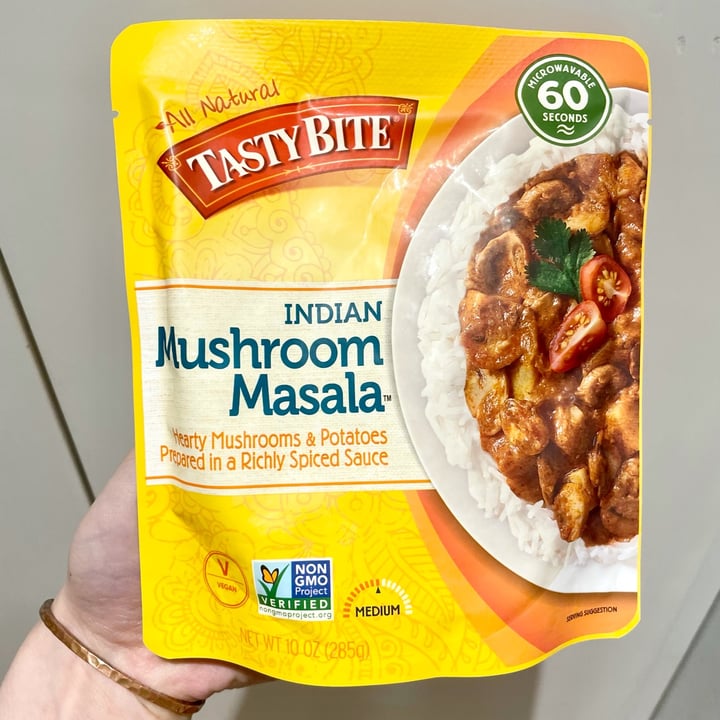 photo of Tasty Bite Mushroom masala shared by @appleappleamanda on  09 Jan 2022 - review