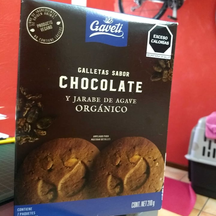 photo of Gaveti Galletas de Chocolate Y Jarabe De Agave Orgánico  shared by @veganpridemx on  05 Nov 2020 - review