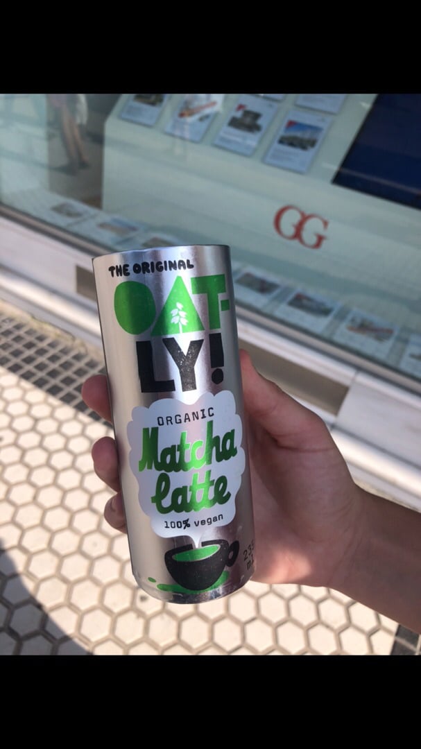 photo of Oatly Organic Matcha Latte shared by @veganbabe69 on  25 Aug 2019 - review