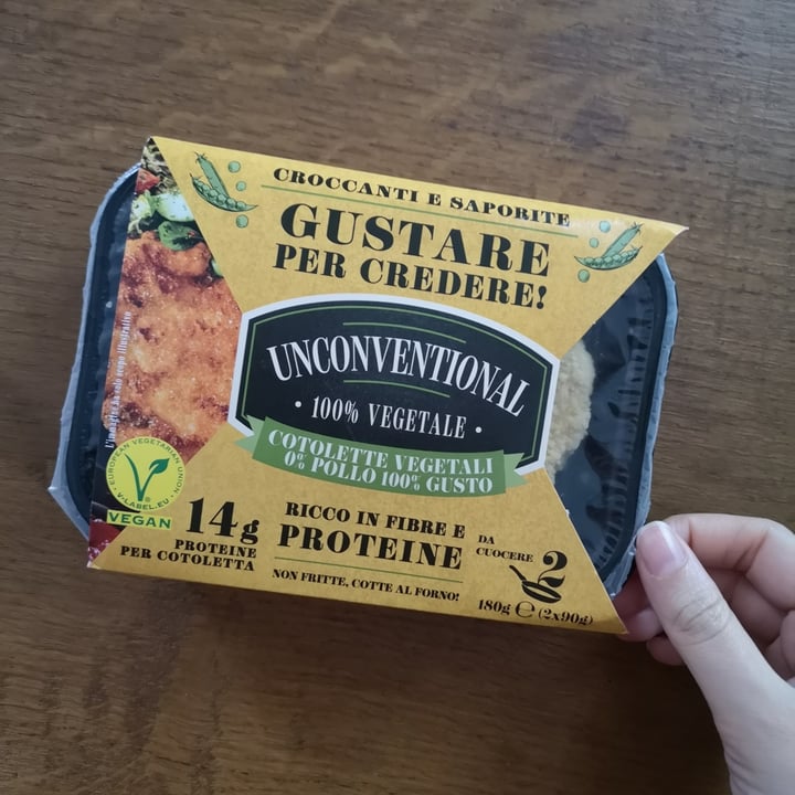 photo of Unconventional Cotolette Vegetali 0% Pollo 100% Gusto shared by @miriammotta on  01 Nov 2022 - review