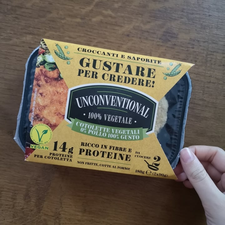 review photo of Unconventional Cotolette Vegetali 0% Pollo 100% Gusto shared by @miriammotta on 01 Nov 2022 - review