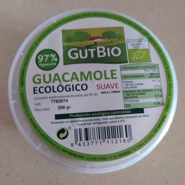 photo of GutBio Guacamole shared by @rociobuciegas on  29 Jun 2020 - review