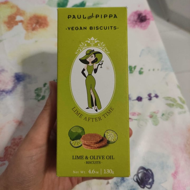 photo of Paul and Pippa Vegan Biscuits Lime and Olive Oil shared by @solaris on  22 Apr 2022 - review