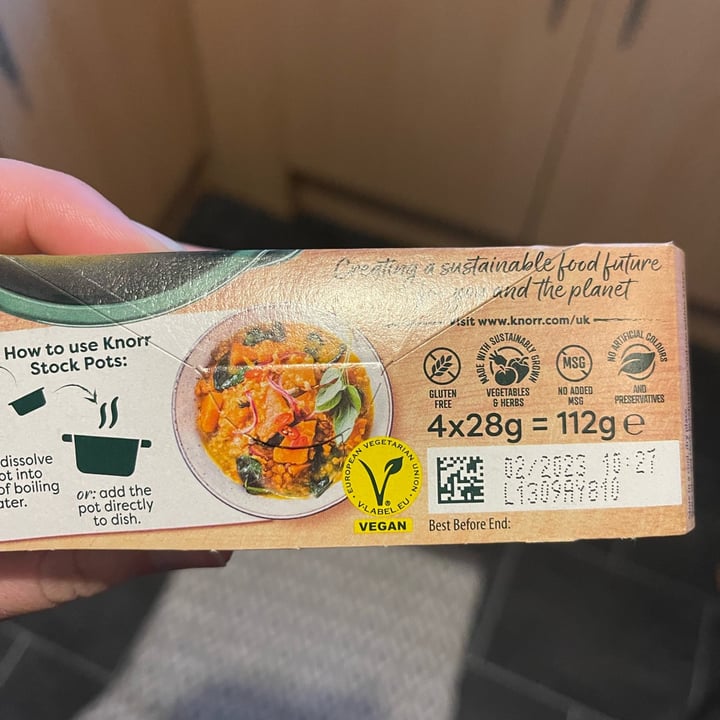 photo of Knorr Bouillon bio légumes shared by @alessia00 on  18 Feb 2022 - review