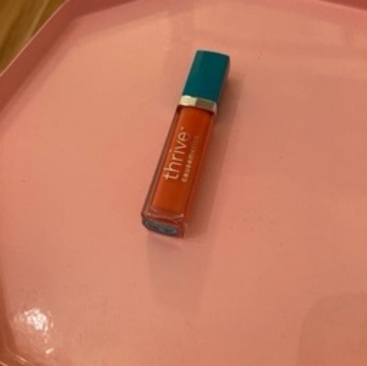 photo of Thrive Causemetics Liquid lipstick orange shared by @chasiu on  07 Jun 2020 - review