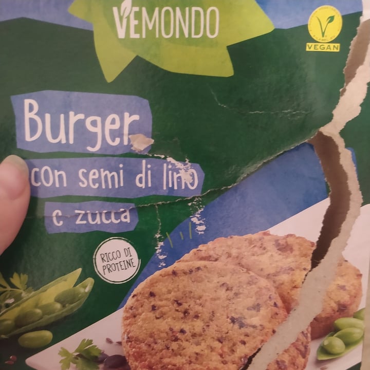 photo of Vemondo Burger Con Semi Di Lino E Zucca shared by @annabi on  19 Jul 2022 - review