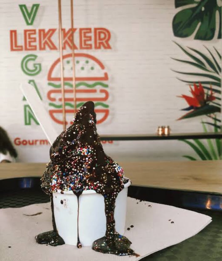 photo of Lekker Vegan Harrington Lekker Soft Serve Cup shared by @sanctuarymike on  02 Jul 2019 - review