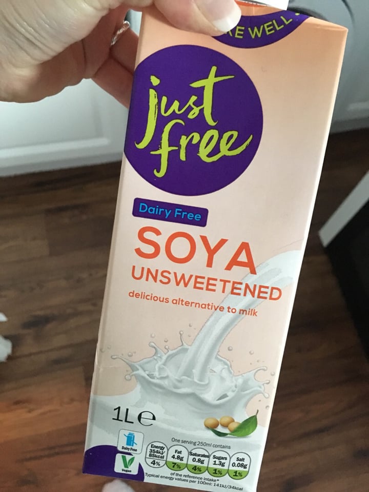 photo of Just Free Soya unsweetened shared by @georgiaabigail on  05 Jan 2020 - review