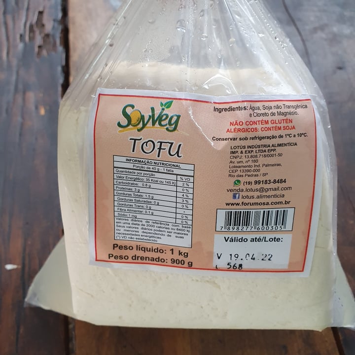 review photo of Soyveg Tofu shared by @carollorenzi on 20 Apr 2022 - review