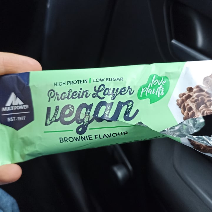 photo of Multipower Protein Layer Vegan Brownie Flavour shared by @veravegan on  01 Oct 2022 - review
