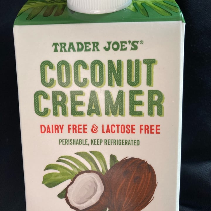 photo of Coconut creamer Trader joe’s shared by @jarmaline on  18 Dec 2021 - review