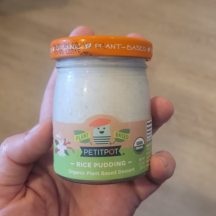 photo of Petit Pot Vanilla organic rice pudding shared by @gretchens on  18 Jul 2022 - review