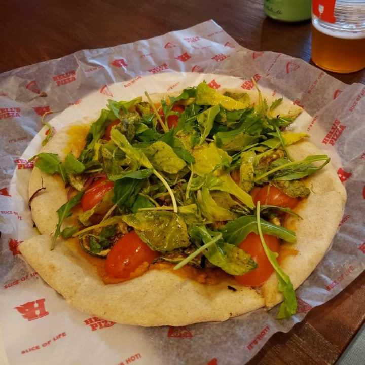 photo of Hell’s Pizza pizza veggie bill shared by @tuliana on  05 Jul 2021 - review