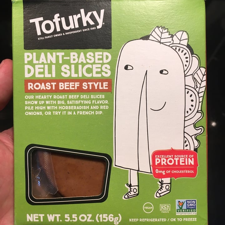 photo of Tofurky Plant-Based Deli Slices Roast Beef Style shared by @olliedarby on  27 Jun 2020 - review