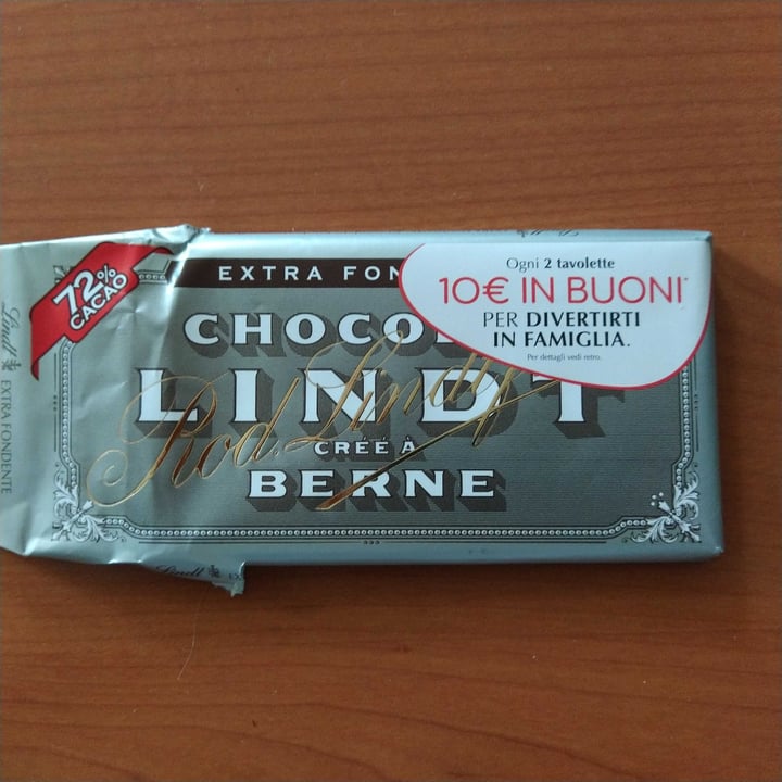 photo of Lindt Cioccolato Extra Fondente 72% shared by @mariaelena on  25 Apr 2020 - review