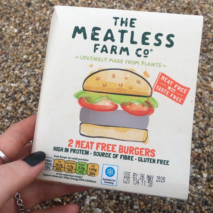 review photo of Meatless Farm Meat Free Burgers shared by @kateroylance on 23 May 2020 - review
