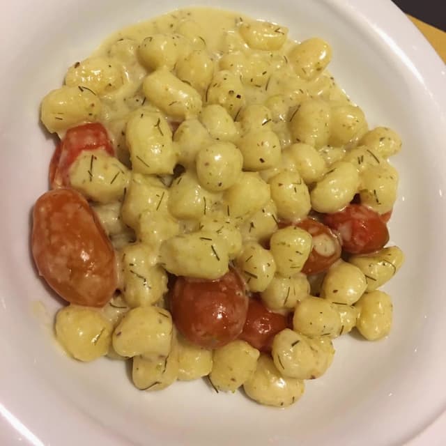 Photo of the dish “Gnocchetti Pesto E Anacardi”