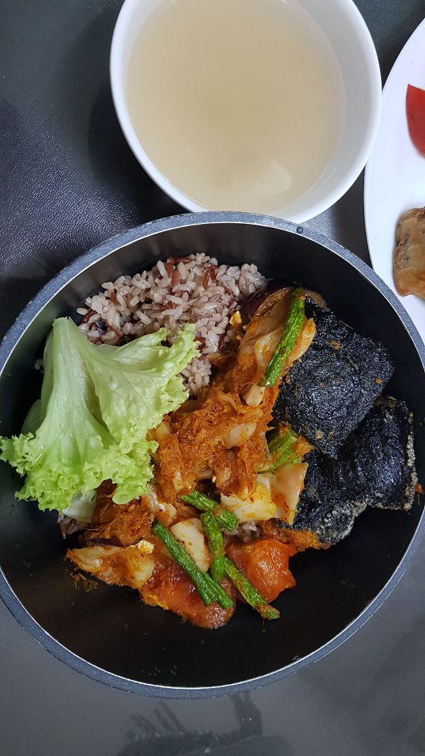 photo of Vege Pot 素砂煲 Sambal Fish Rice Set shared by @veganviks on  25 Nov 2018 - review
