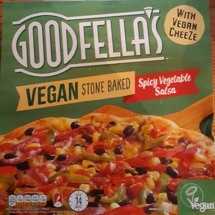 photo of Goodfella's Goodfellas spicy vegetable salsa stonebaked pizza shared by @janxr on  08 Aug 2021 - review