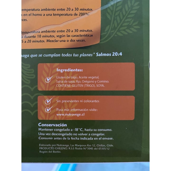 review photo of Nutravege Veggie beef shared by @alechugavegan on 17 Mar 2020 - review
