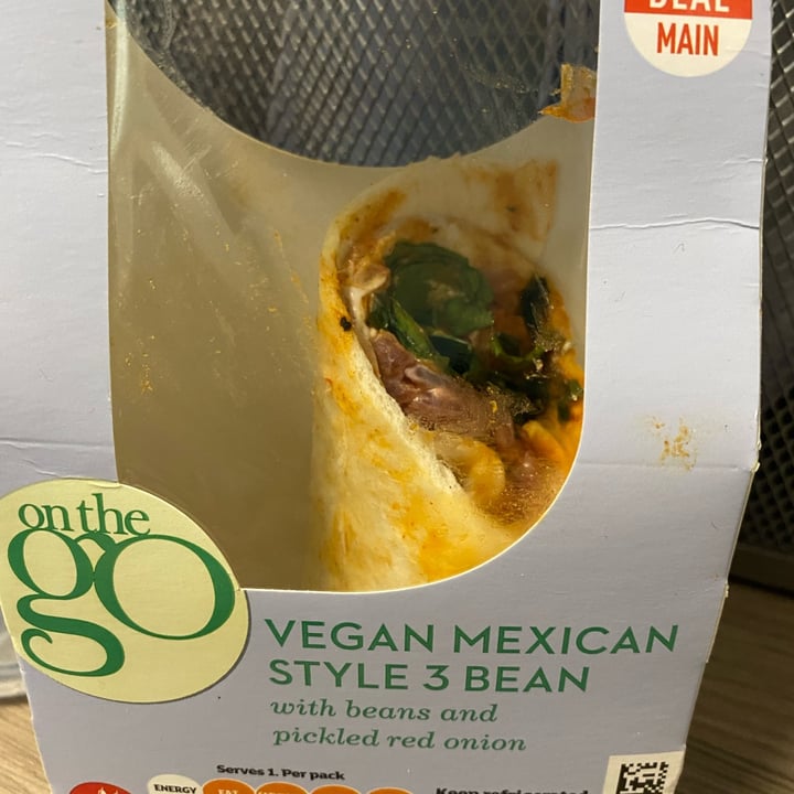 review photo of On the Go On The Go Vegan Mexican Style 3 Bean Wrap shared by @chloesm on 13 Apr 2022 - review