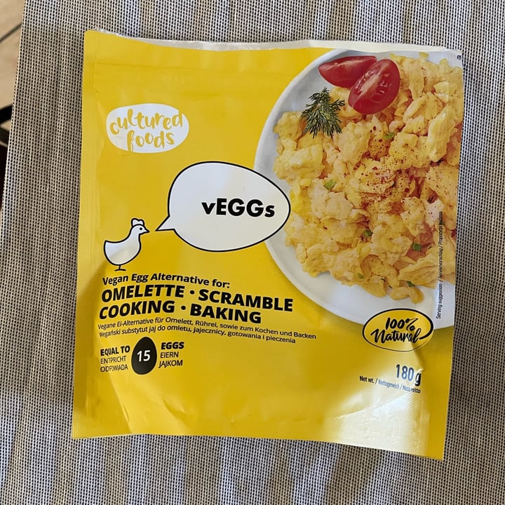 photo of Cultured Foods Vegan Egg Alternative For Omelette, Scramble, Cooking, Baking shared by @samanthaborella on  10 Sep 2022 - review