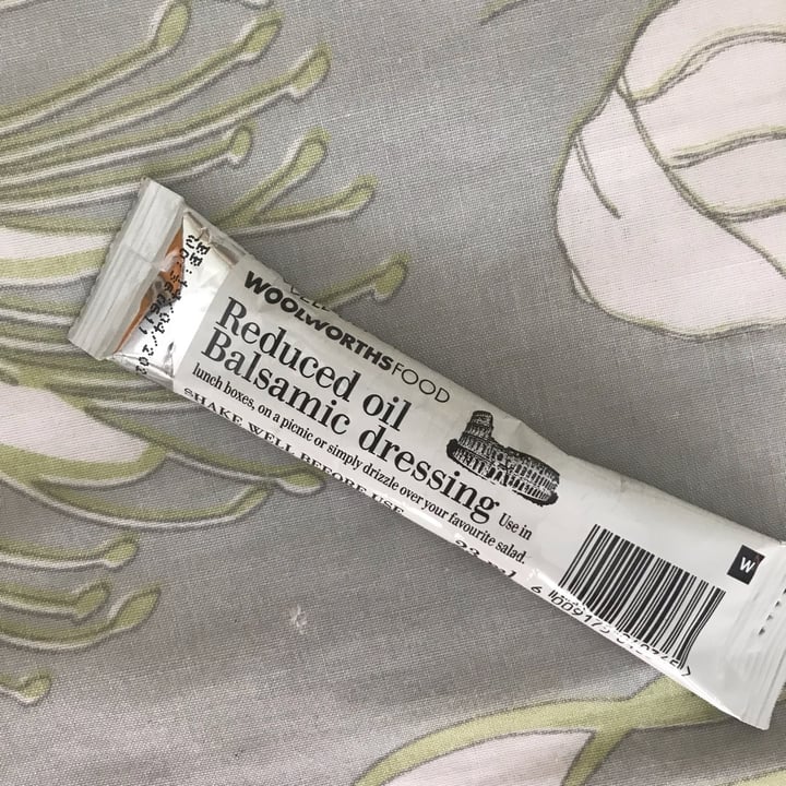 photo of Woolworths Food Reduced Oil Balsamic Dressing shared by @claireswanepoel on  30 Sep 2021 - review