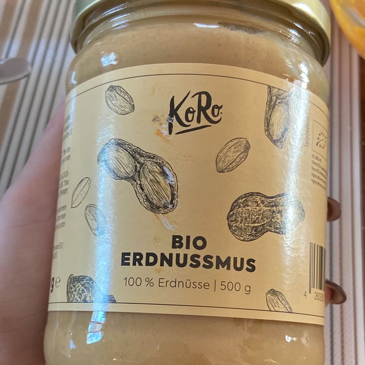 photo of Koro Bio erdnussmus crunchy shared by @agnesemaiorani on  17 Dec 2021 - review