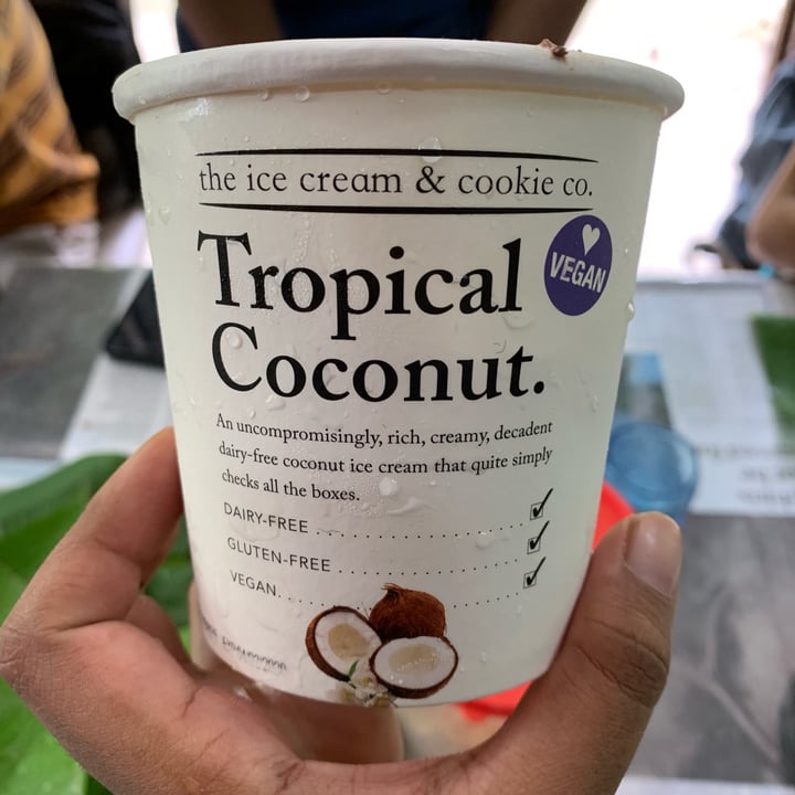 photo of The Ice Cream & Cookie Co Vegan Tropical Coconut Ice Cream shared by @jashment on  30 Apr 2019 - review