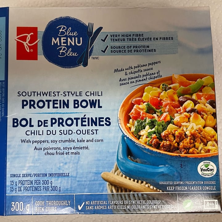review photo of President's Choice Southwestern Style Chili Protein Bowl shared by @teishaleigh on 28 Jan 2022 - review