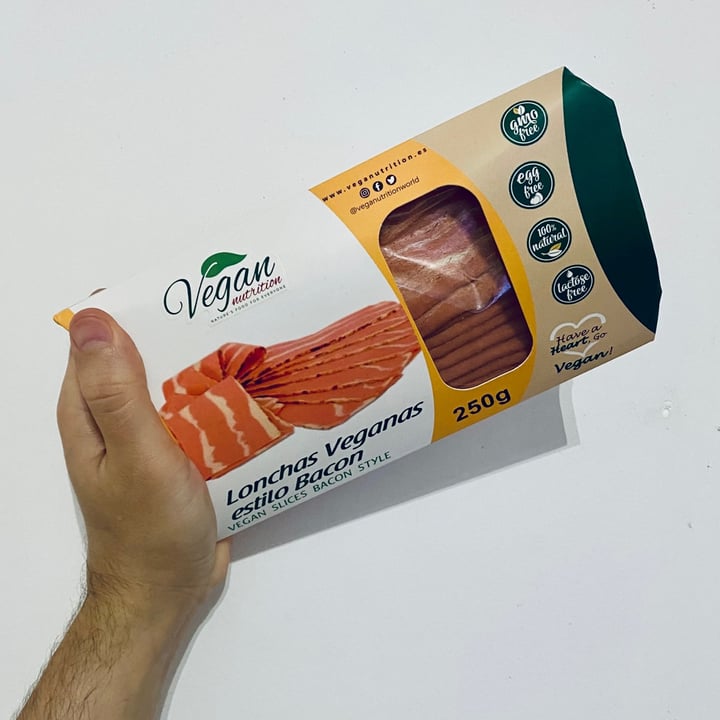 photo of Vegan Nutrition Lonchas Veganas Estilo Bacon shared by @mikelpro on  22 May 2021 - review