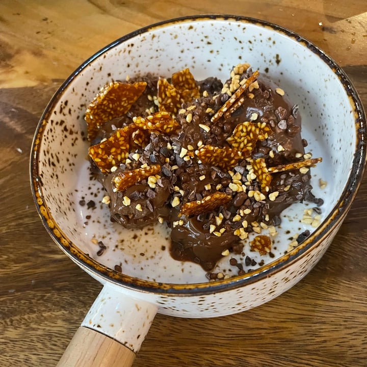 photo of The Noodle House Miso chocolate mousse shared by @talvegan on  05 Sep 2021 - review