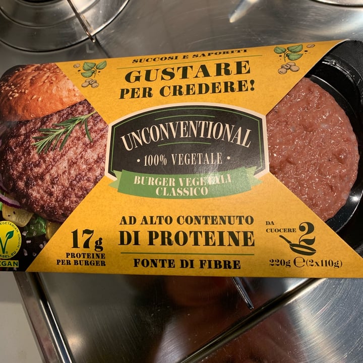 review photo of Unconventional Burger Vegetale Classico - Classic Burger shared by @monipier65 on 08 May 2022 - review
