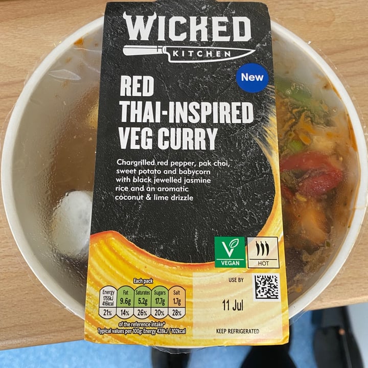 review photo of Wicked Red Thai-Inspired Veg Curry shared by @georgiaapaige on 06 Jul 2021 - review